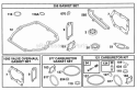 Gasket Sets Diagram and Parts List for 12S802-0844-01  Briggs and Stratton Engine
